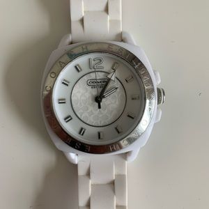 White Women’s Coach Watch